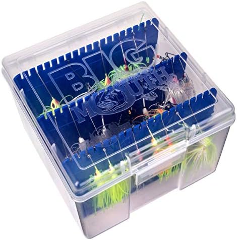 Flambeau Outdoors 00330 Medium Spinnerbait Box, Fishing Bait and Lure Organizer, Clear - Image 3