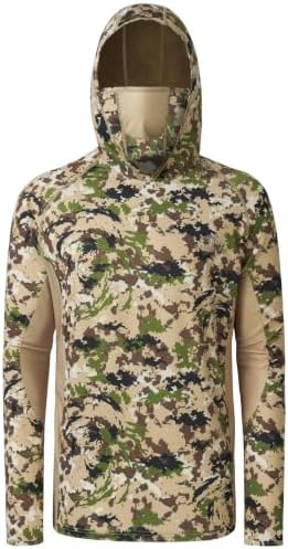 BASSDASH Men's UPF 50+ Camo Long Sleeve Hunting Fishing Hoodie Shirt - Image 4