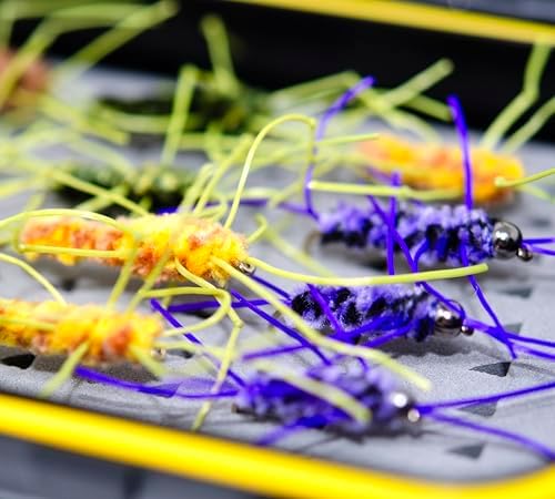 Outdoor Planet Premium Fly Fishing Flies Assortment | Waterproof Fly Box | Dry, Wet, Nymphs, Streamers, Wooly Buggers, Hopper, Caddis | Trout, Steelhead, Bass Fishing Lure Set - Image 2