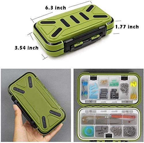 Fishing Lure Boxes, Waterproof Portable Tackle Box Organizer With Storing Tackle Set Plastic Storage - Mini Utility Lures Fishing Box, Small Organizer Box - Image 5