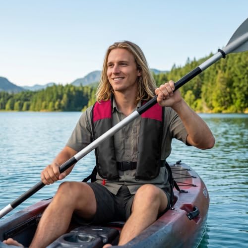 Automatic Inflatable Life Jacket,Preserver PFD for Adults,Life Vest for Adult,Supports Weight up to 330 pounds - Image 5