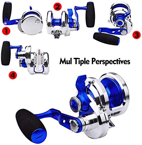 PROBEROS Conventional Reel Trolling Reels - Lever Drag Deep Sea Ocean Big Game Offshore Jigging Fishing Reels - Image 4