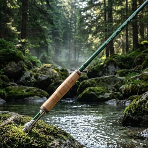 Fly Fishing Rod with Twin-Tip - 4 Pieces 9FT IM8 Carbon Blank Classic Forgiving Medium Fast Action Fly Rod with Extra Tip and AA+ Cork Handle (5WT&8WT) - Image 6