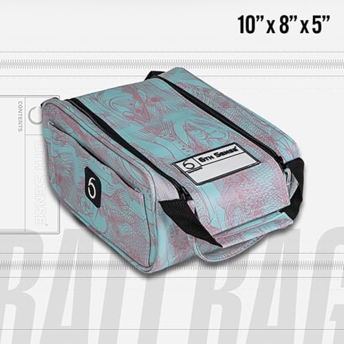 6th Sense Large Fishing Bait Bag Retro - 1974 10.5" x 8" x 5" - Image 6