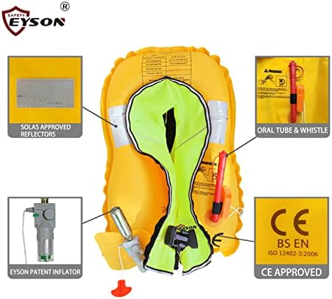 Eyson Inflatable Life Jacket Inflatable Life Vest for Child Classic Automatic - Image 5
