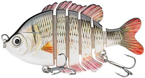 BASSDASH SwimPanfish Multi Jointed Bluegill Bass Fishing Lure Swimbaits - Image 2