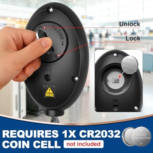 SNAIL TRAIL 100 lbs (45 kg) Digital Luggage Scale, Black - Image 7