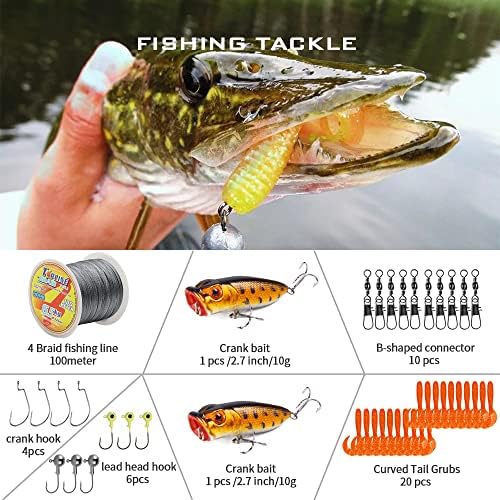 Telescopic Fishing Rod and Reel Combos, Carbon Fiber Fishing Rod with Stainless Steel Baitcasting Reel Portable Fishing Pole Reel Combo for Travel Saltwater Freshwater - Image 3