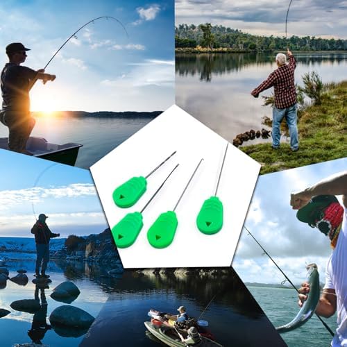9KM DWLIFE Carp Fishing Baiting Needle Kit, Hair Rig Tools for DIY Rigs - Image 6