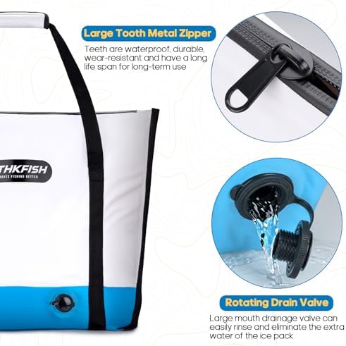 THKFISH Insulated Fish Cooler Bag, Fish Kill Bag for Caught Fish - Image 4