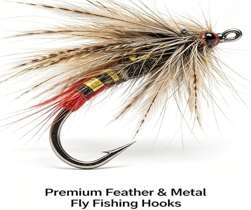 Fly Fishing Flies Nymphs for Fly Fishing Trout Lures with Magnetic Fly Box - Image 5
