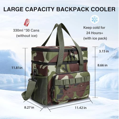 Backpack Cooler Insulated Leakproof, Soft Cooler Backpack for Beach - Image 2