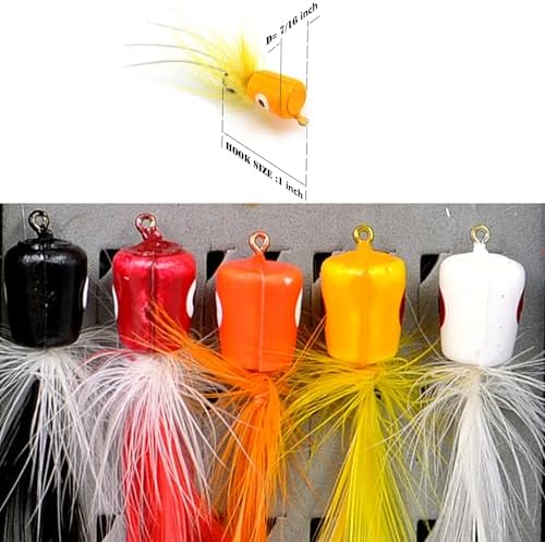 Fly Fishing Flies Kit/Trout/Salmon/bass Flies Streamers Dry/Wet Flies.Nymphs,Fly Poppers (with Waterproof Fly Box) - Image 4