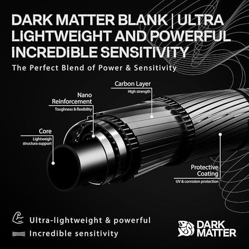 Dark Matter John Skinner Jig and Bounce Casting Rod - Fast Action John Skinner Fishing Rods for Saltwater Rod - Jigging Rods Fishing Gear, Baitcaster Rod, Fish Rod - Image 2