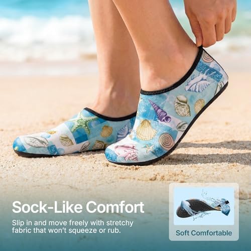 Water Shoes for Women Men Quick-Dry Aqua Socks Swim Beach Outfits Barefoot - Image 4