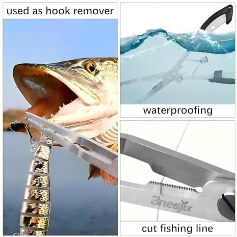 Professional 8.4“ Fishing Plier with Safety Lock and Anti Loss Rope - Image 7