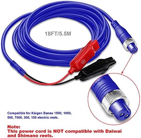 BatPower 18FT Electric Fishing Reel Power Cord Cable for Banax Kaigen -5.5M - Image 2