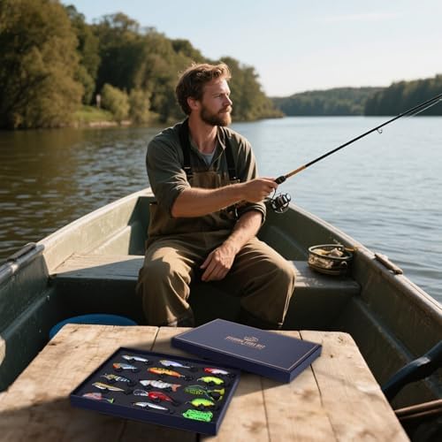 Fishing Lures Kit for Bass, 15PCS Swimbaits Crankbaits Fishing Tackle Set - Image 6