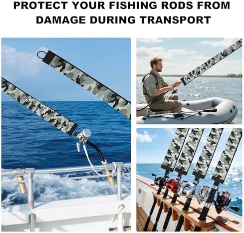 Neoprene Camo Fishing Rod Sleeves,Fishing Pole Sleeves,Fishing Rod Socks - Image 6
