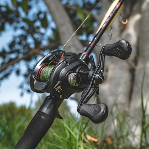 Daiwa Fuego CT Low Profile Baitcasting Reel – Aluminum CT Frame, Air Rotation System & Magforce Braking, Left/Right Hand Options - Image 2