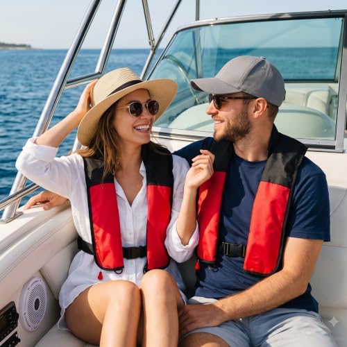 Manual Inflatable Life Jacket,Preserver PFD for Adults,Life Vest for Adults,Supports Weight up to 330 pounds - Image 6