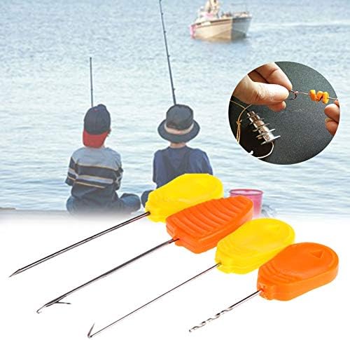 Carp Fishing Bait Needles, Portable Baiting Drill Stringer Hook Needles Set Hair Rigs Making Tool (4Pcs) - Image 5