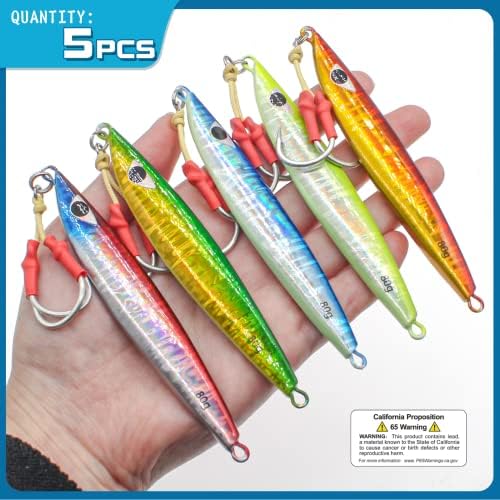 5pcs Fishing Jigs Saltwater Fishing Lures - Image 2