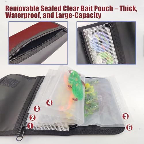 Aventik Soft Lure Storage Binder Bait Organizer - Image 2