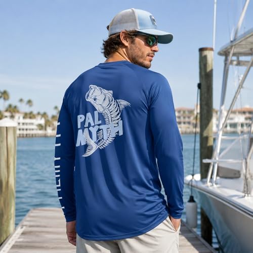Palmyth Fishing Shirts for Men Long Sleeve UPF 50+ T Shirt Sun Protection - Image 2