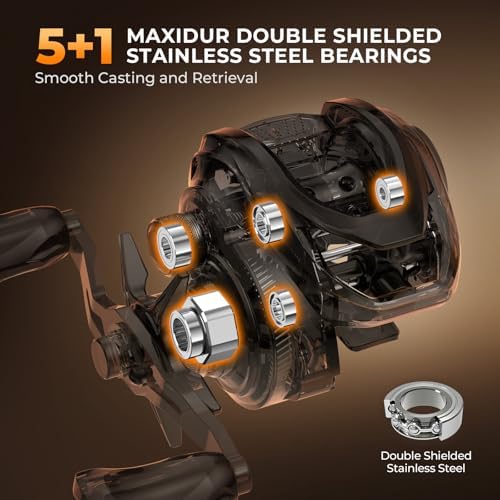 KastKing Lethal Blaze Baitcasting Fishing Reels with 7.3:1 Gear Ratio - Image 6