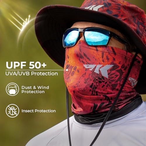 KastKing Sol Armis UPF50+ Neck Gaiter, Hydrocool Fishing Mask, Men & Women - Image 2