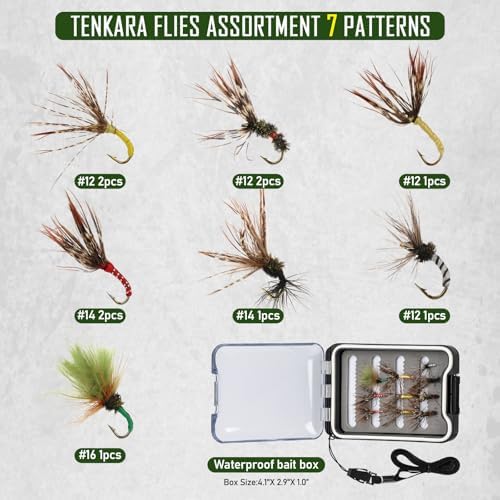 THKFISH Tenkara Fly Fishing Rod Kit 8.7ft/10.6ft/11.6ft 24T Carbon Fiber Telescopic Fly Fishing Combo Kit with Carrying Case Fishing Line and Flyfishing Lure for Streams, Trout, Bass, Salmon - Image 4