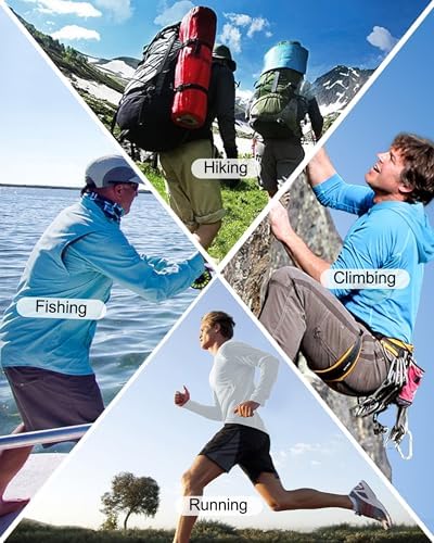 Roadbox Mens Fishing Sun Hoodie, Long Sleeve UPF 50+ UV Protection Shirts - Image 5