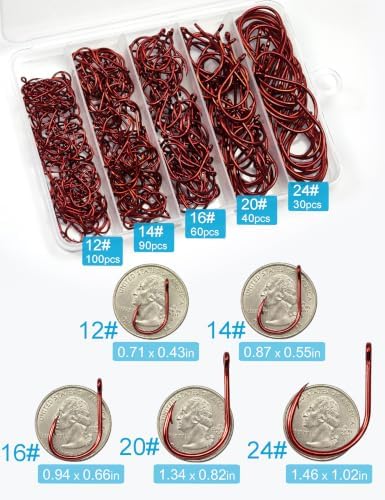 Fishing Hooks Set Large Size Carbon Steel Catfish Carp Fish Hooks - Image 3