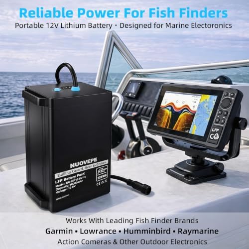 12V Portable Lithium Fish Finder Battery Kit, Aluminum Alloy Case - Image 4