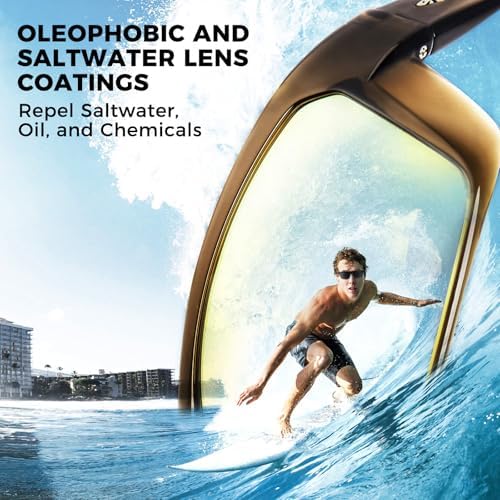 KastKing Huzzah Polarized Sport Sunglasses for Men and Women, Wrap Design - Image 2
