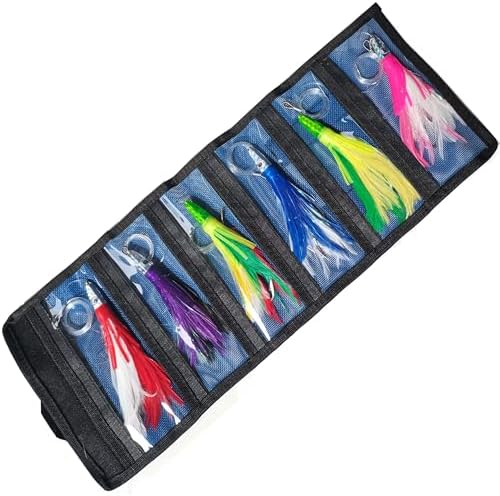 Set 6 Pcs Saltwater Trolling Lure 6.5/7/9 inch Marlin Deep Sea Fishing Bait by kmucutie