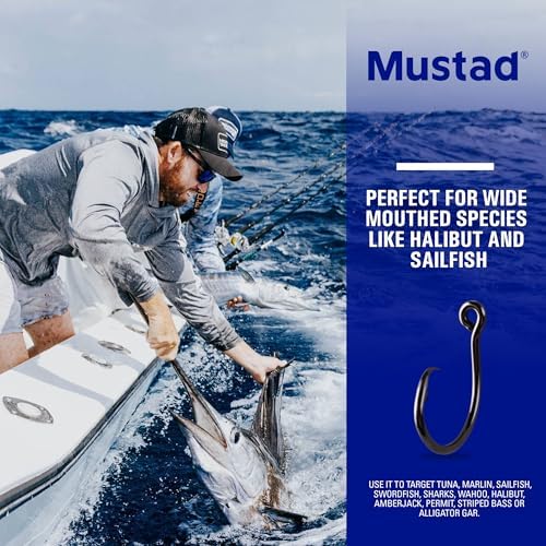 Mustad Demon Perfect Inline Circle Hook 39954NP - 1X Fine Fishing Hooks, Up Eye, Ideal for Saltwater and Freshwater Species, Original Patented Circle Hook Design, Inline Hooks - Image 3