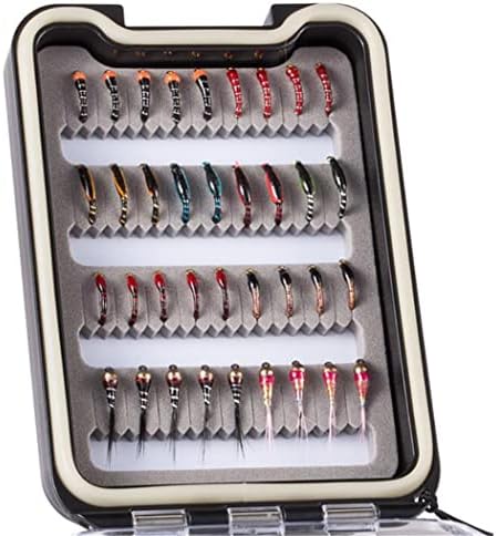 Fly Fishing Flies Kit Trout Steelhead Salmon Bass Flies Assortment 32Pcs-148pcs Include Dry Wet Flies Nymphs Streamers Maggot, Fly Lure Set - Image 5