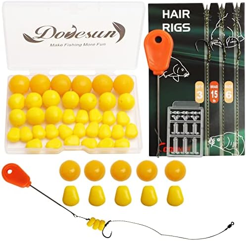Dovesun Carp Fishing Hair Rigs Carp Fishing Equipment with Baits Hooks Accessories 41PCS/151PCS by Dovesun