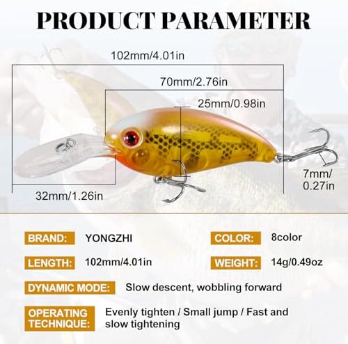 Fishing Lures Shallow Deep Diving Swimbait Crankbait Fishing Wobble Multi Jointed Hard Baits for Bass Trout Freshwater and Saltwater - Image 4