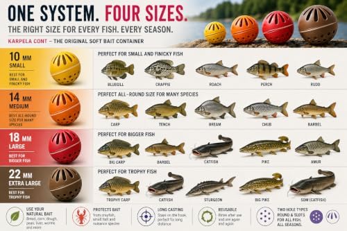 Karpela Natural Bait Delivery System (Set of 4) – Reusable Protective Shell for Soft Natural Baits – Protects Bait from Crawfish & Turtles - Image 3