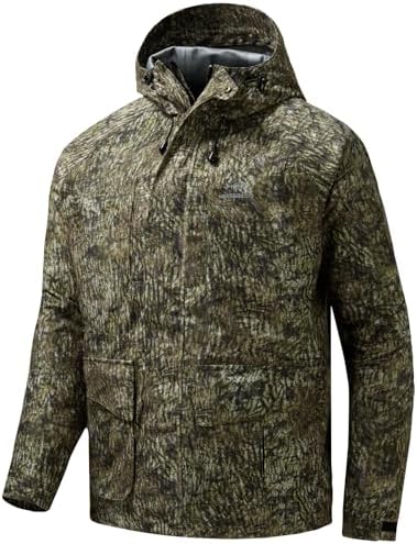 BASSDASH Walker-LW Breathable Waterproof Fishing Hunting Wading Jackets with Silent Outer Fabric for Men Women by Bassdash