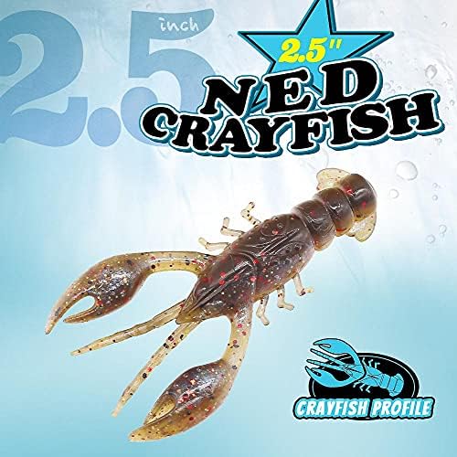 Ned-Rig-Kit-Finesse-Baits-Soft-Plastic-Worms-Fising-Lure for Bass Stick Swimbait Minnow Crawfish Lures Shroom Ned Jig Head Kit - Image 2