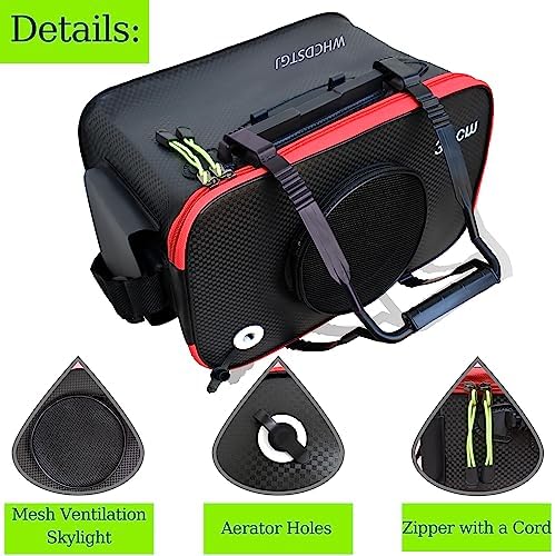 Fishing Bucket, Multifunctional Foldable Portable Fishing Bucket, EVA Fish Bucket are Suitable for Storing Live Fish and Fresh Fish Bait. (size3gallon) - Image 3
