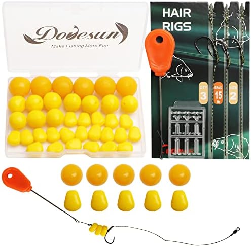 Dovesun Carp Fishing Hair Rigs Carp Fishing Equipment with Baits Hooks Accessories 41PCS/151PCS by Dovesun