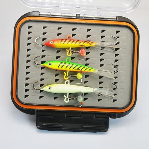 Alichino Ice Fishing Jig Set Ice Fishing Lures Micro Jig Head Hook Set for Panfish, Crappie, Walleye, Perch, Trout, Bluegill - Image 5