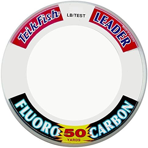 TrikFish Fluorocarbon Leader Fishing Line - Trik Fish Leader - Saltwater & Freshwater Fishing Line - Clear, Virtually Invisible - High Strength & Abrasion Resistance Lb Test by Trik+Fish