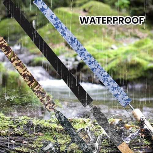 Neoprene Camo Fishing Rod Sleeves,Fishing Pole Sleeves,Fishing Rod Socks - Image 4