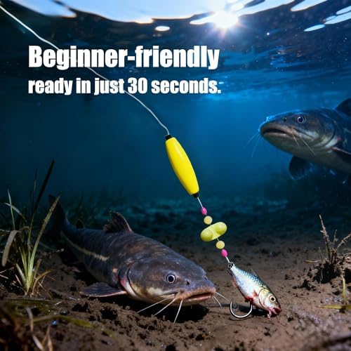 Catfish Float Rigs Kit - 6 Pre-Tied Floating Santee Cooper Rigs - Image 4